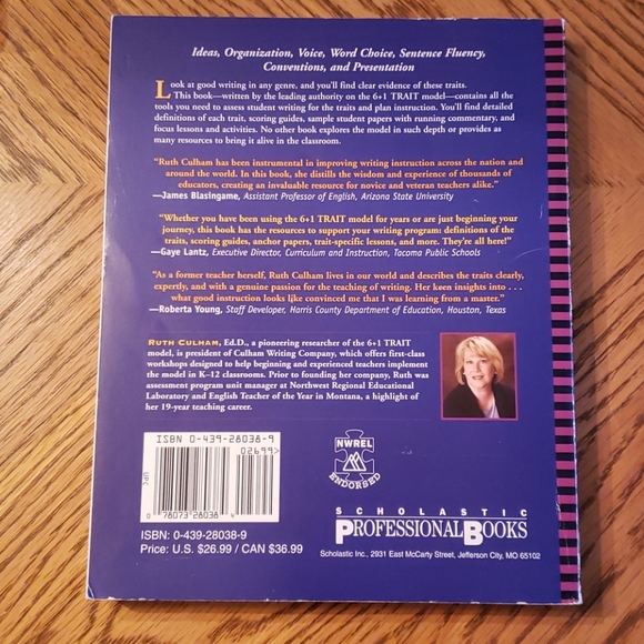 6+1 Traits of Writing Book ISBN 0-439-28038-9 - Picture 2 of 2